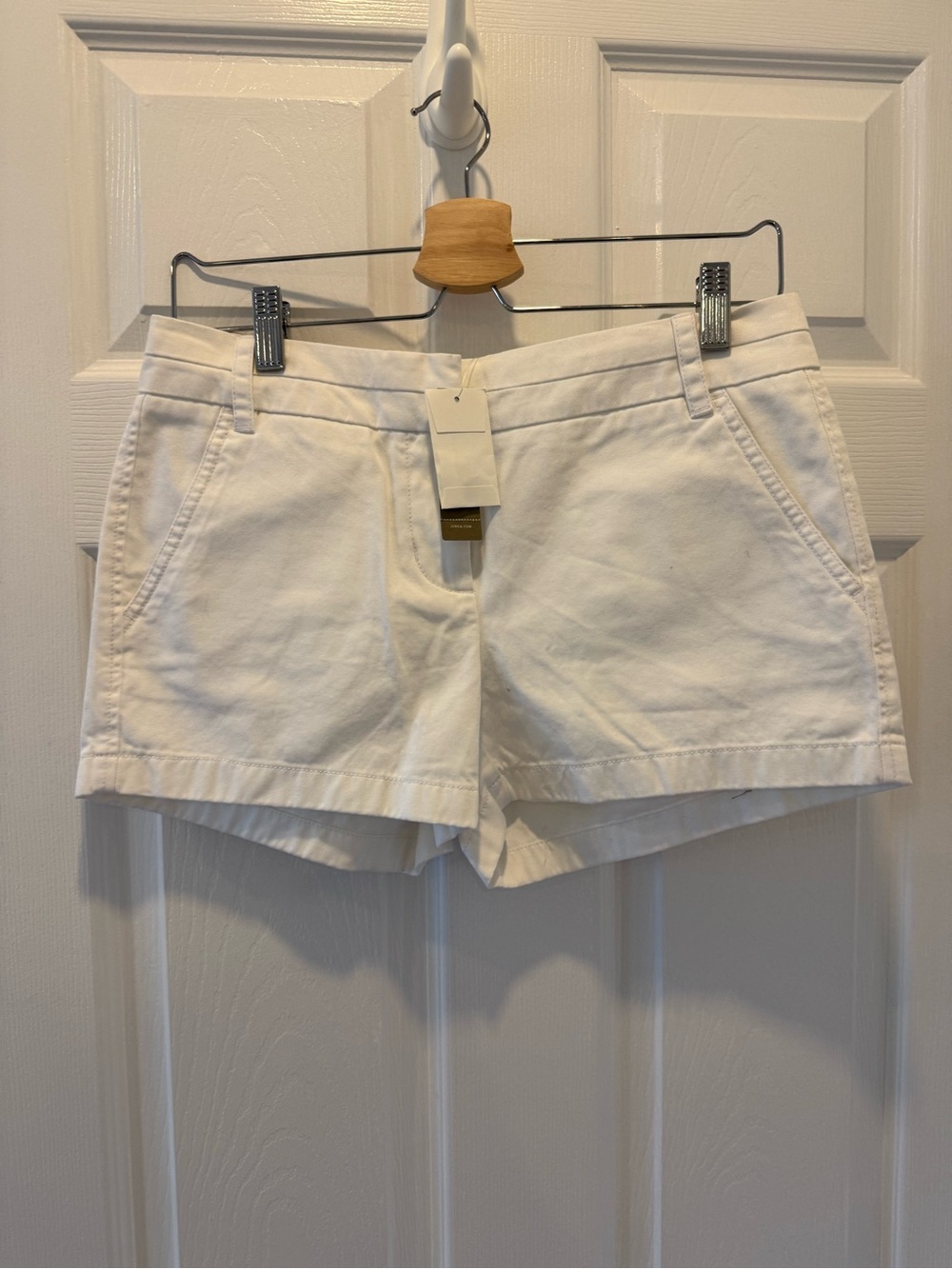 NWT J.Crew chino white shorts